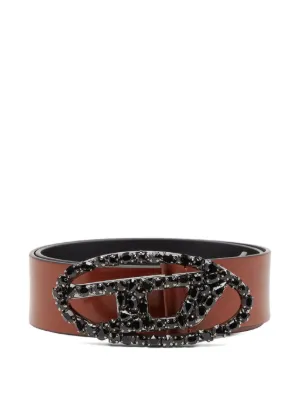Diesel B-1dr Strass 20 レザーベルト | シルバートーン | FARFETCH JP