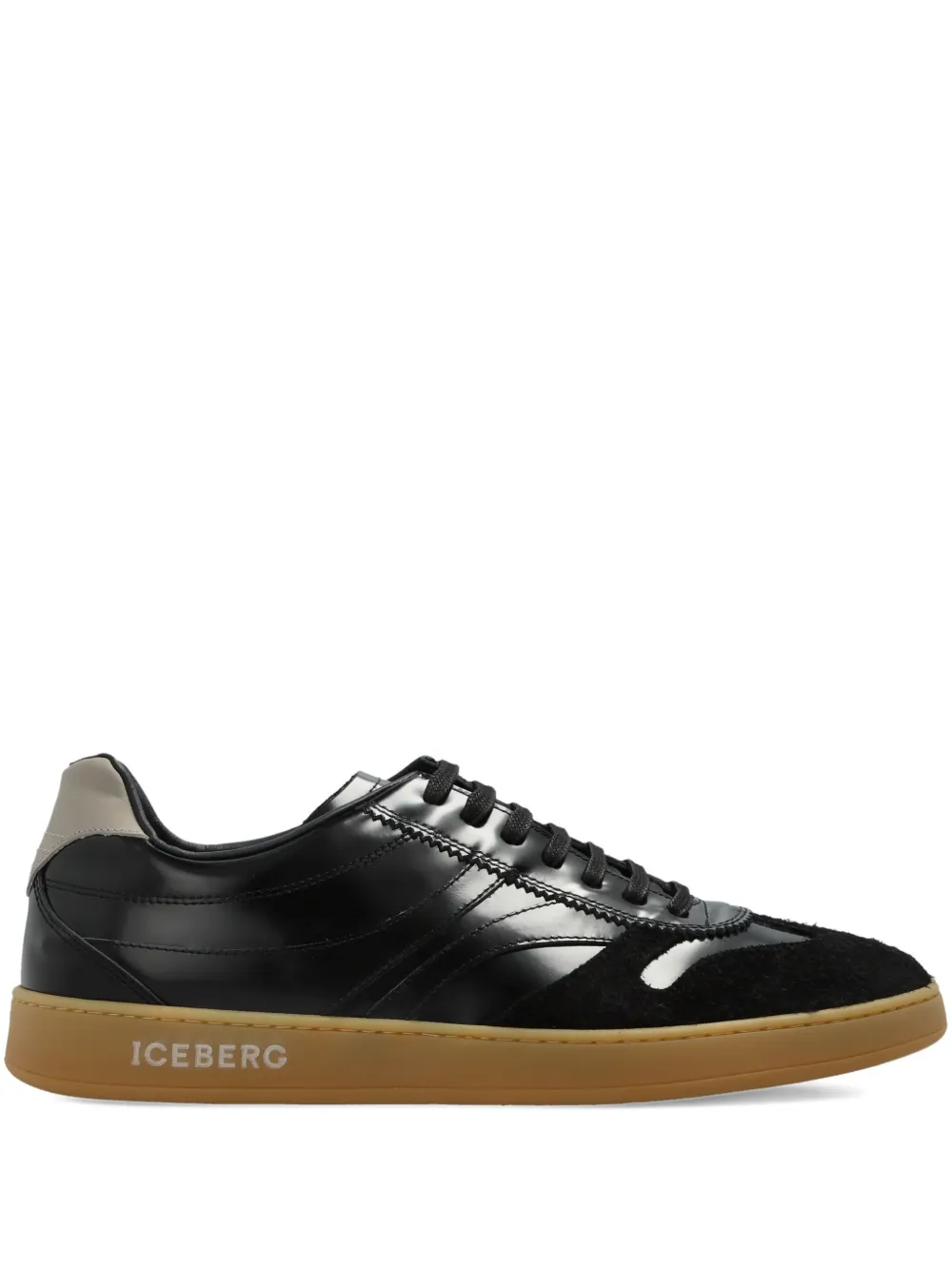 Iceberg zapatillas con paneles | negro | Image 1
