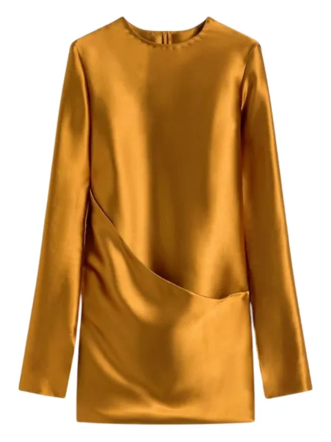 Sportmax vestido corto con panel asimétrico