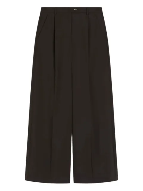 Sportmax pantalones de lana con botones
