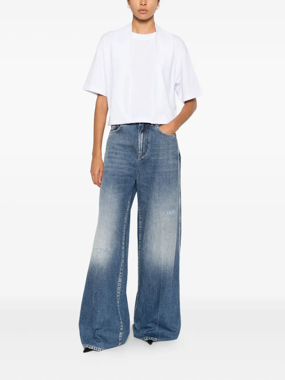 Sportmax Top met korte mouwen - Wit
