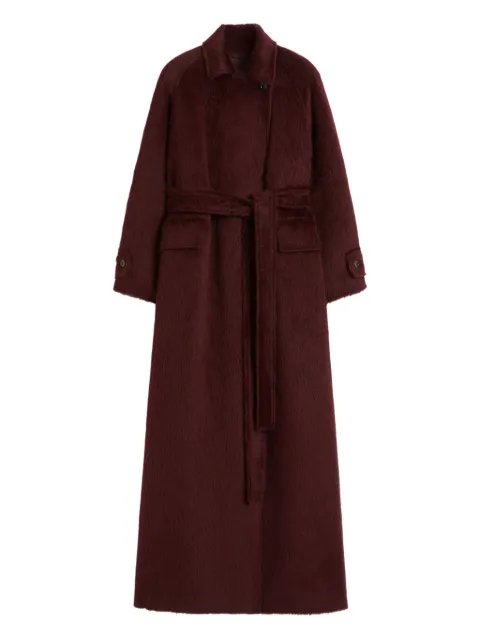 Max Mara gabardina con mangas raglán y cinturón