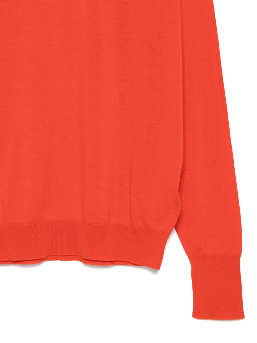 John Smedley Marcus trui met ronde hals Oranje