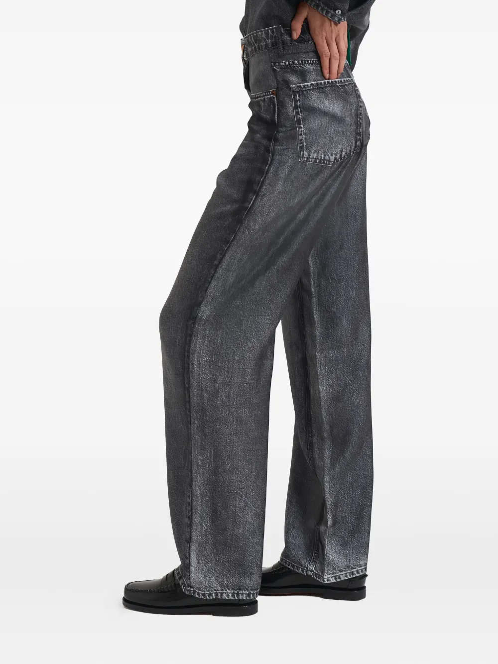 Pierre-Louis Mascia Zijden broek Grijs