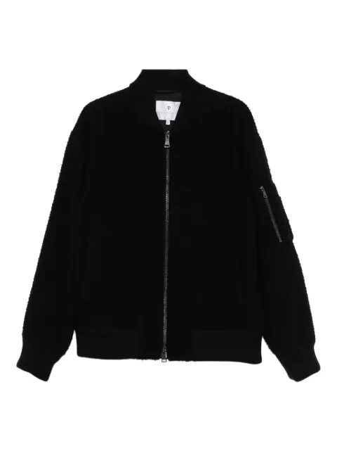 SEVEN GAUGE wool bomber jacket