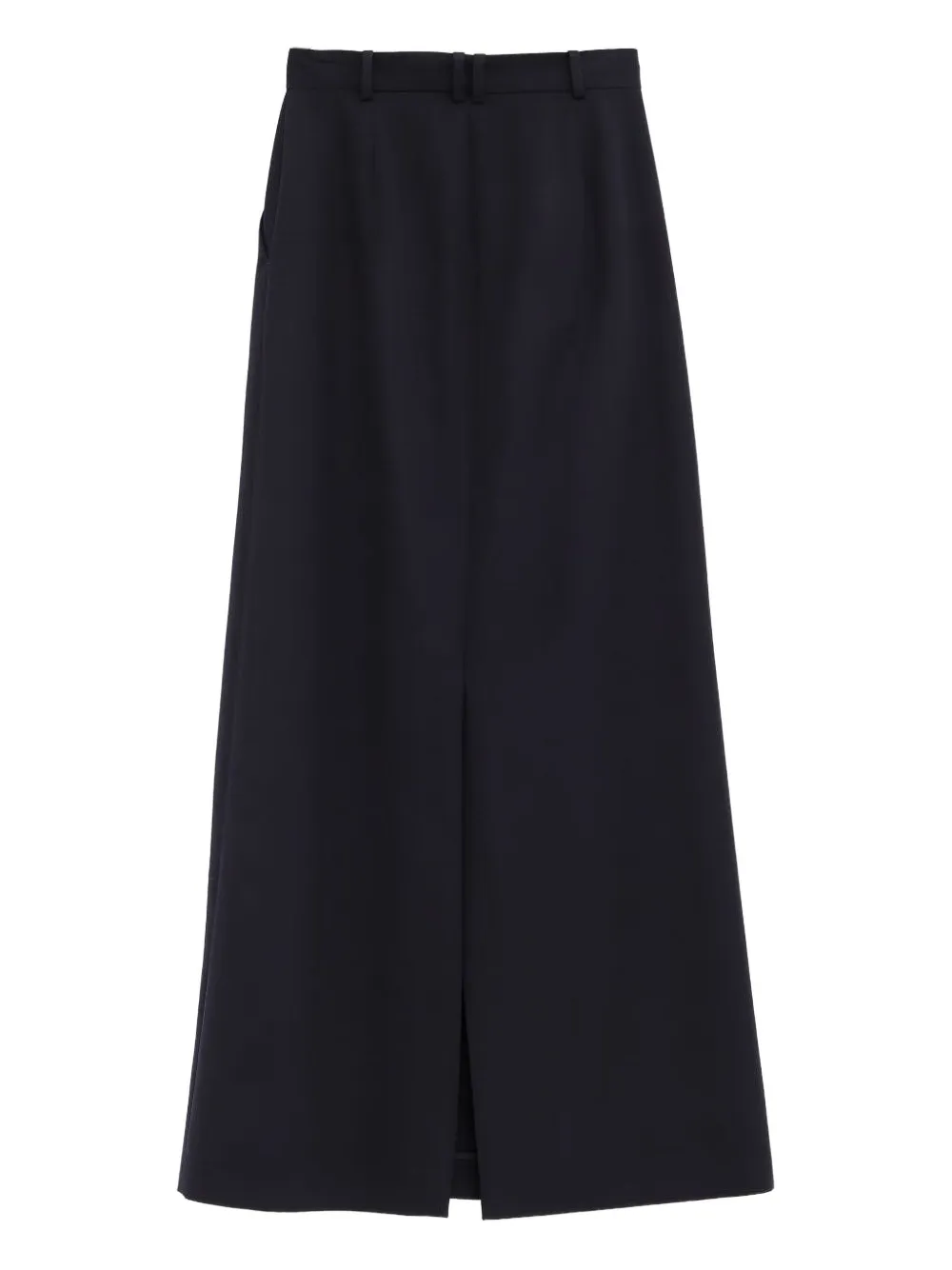 The Row Slit Maxi Skirt In Blue