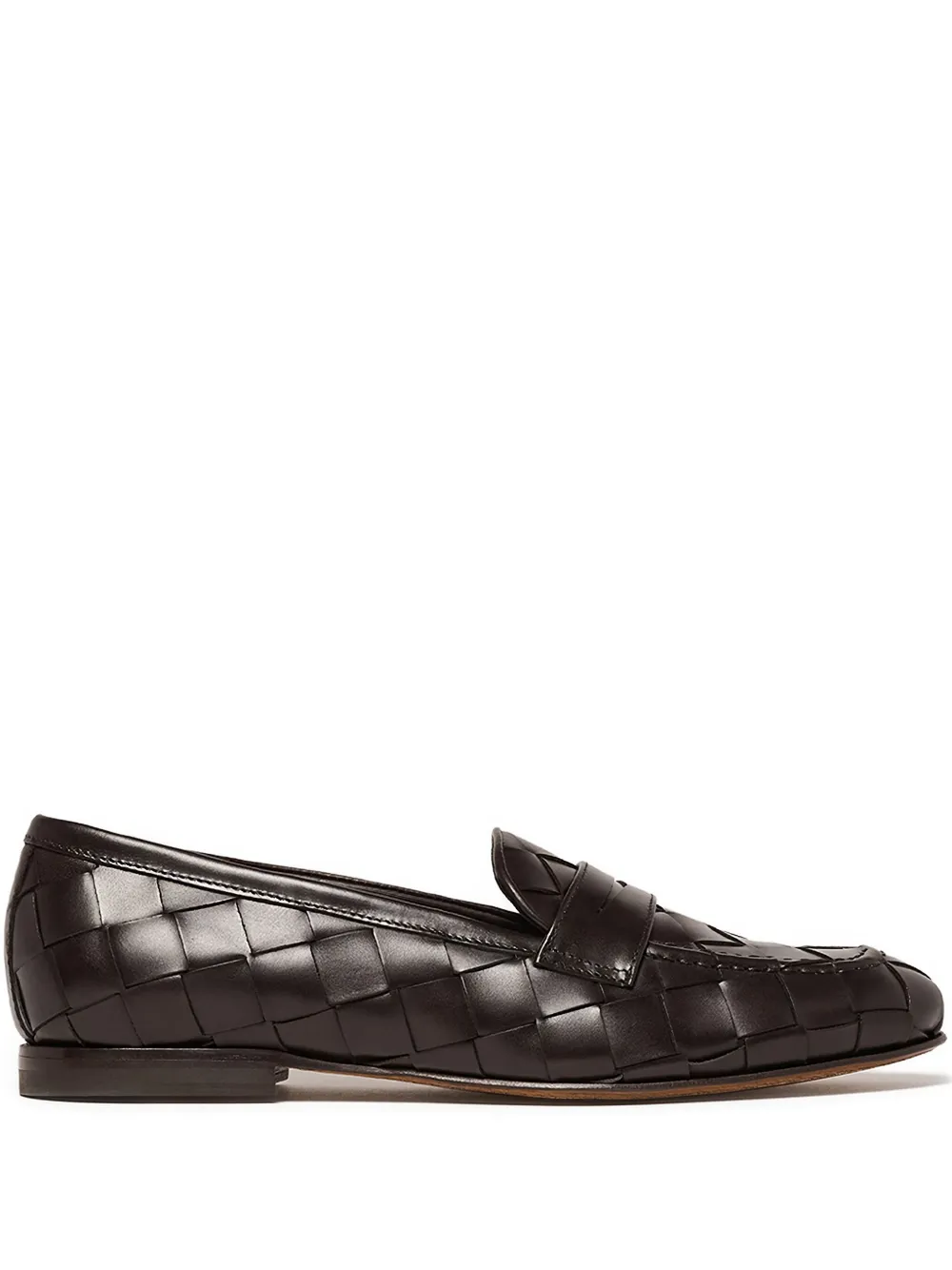 Scarosso Valeria woven loafers | Brown | Image 1