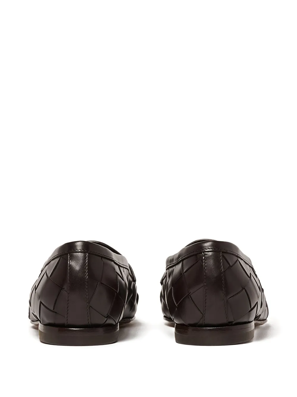 Scarosso Valeria geweven loafers Bruin