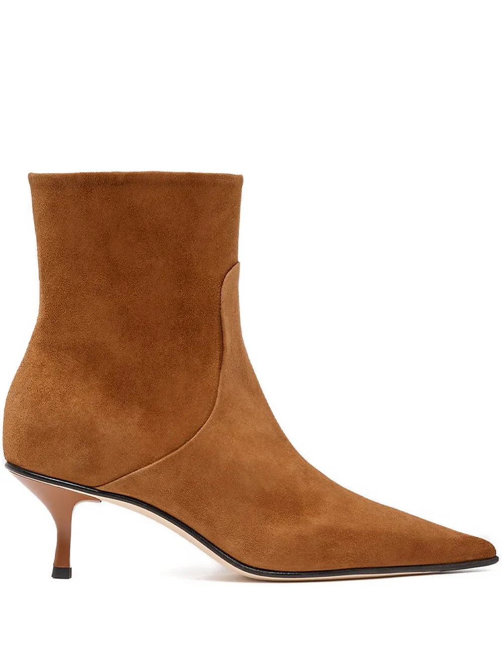 Scarosso Jamie Pointed-toe Boots In Brown