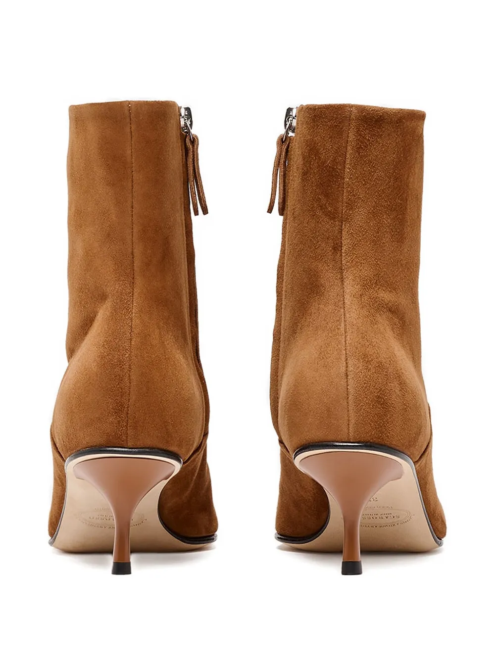 Scarosso Jamie Pointed-toe Boots In Brown