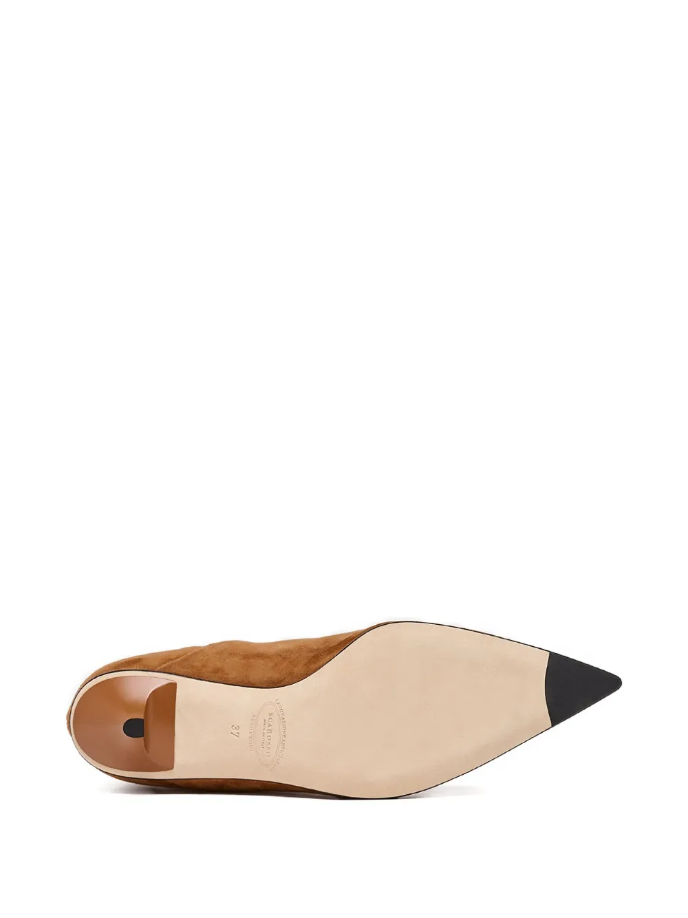 Scarosso Jamie Pointed-toe Boots In Brown