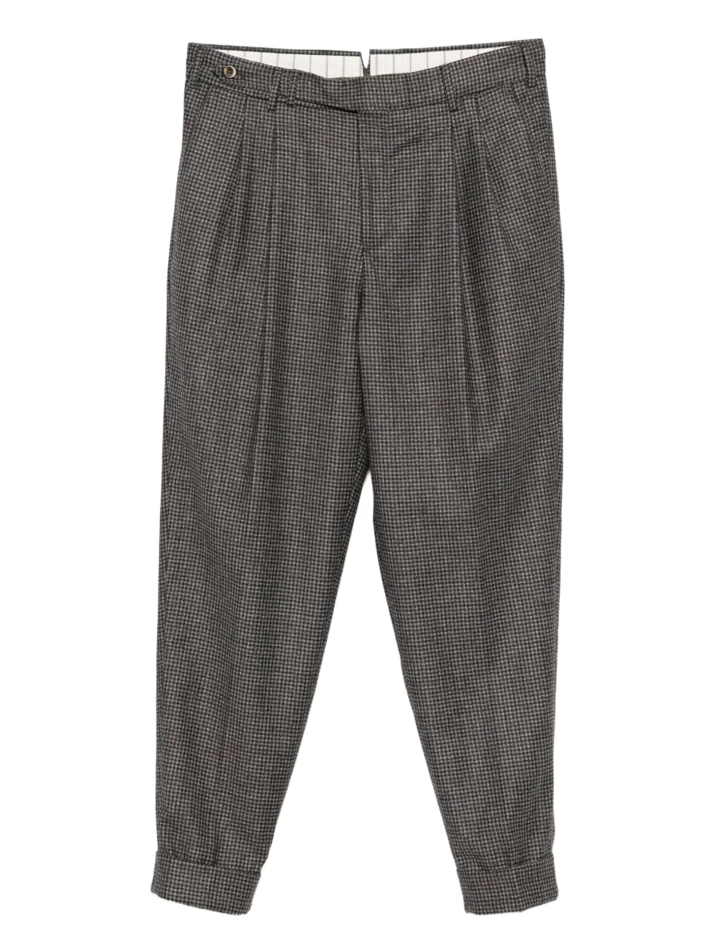 PT Torino checked tailored trousers | Grey | Image 1