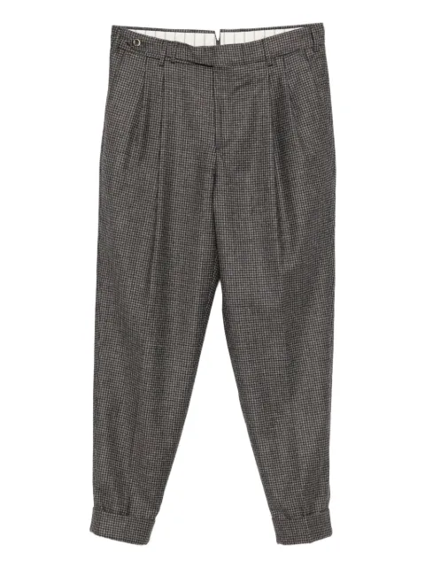 PT Torino pantalones de vestir con cuadros estampados