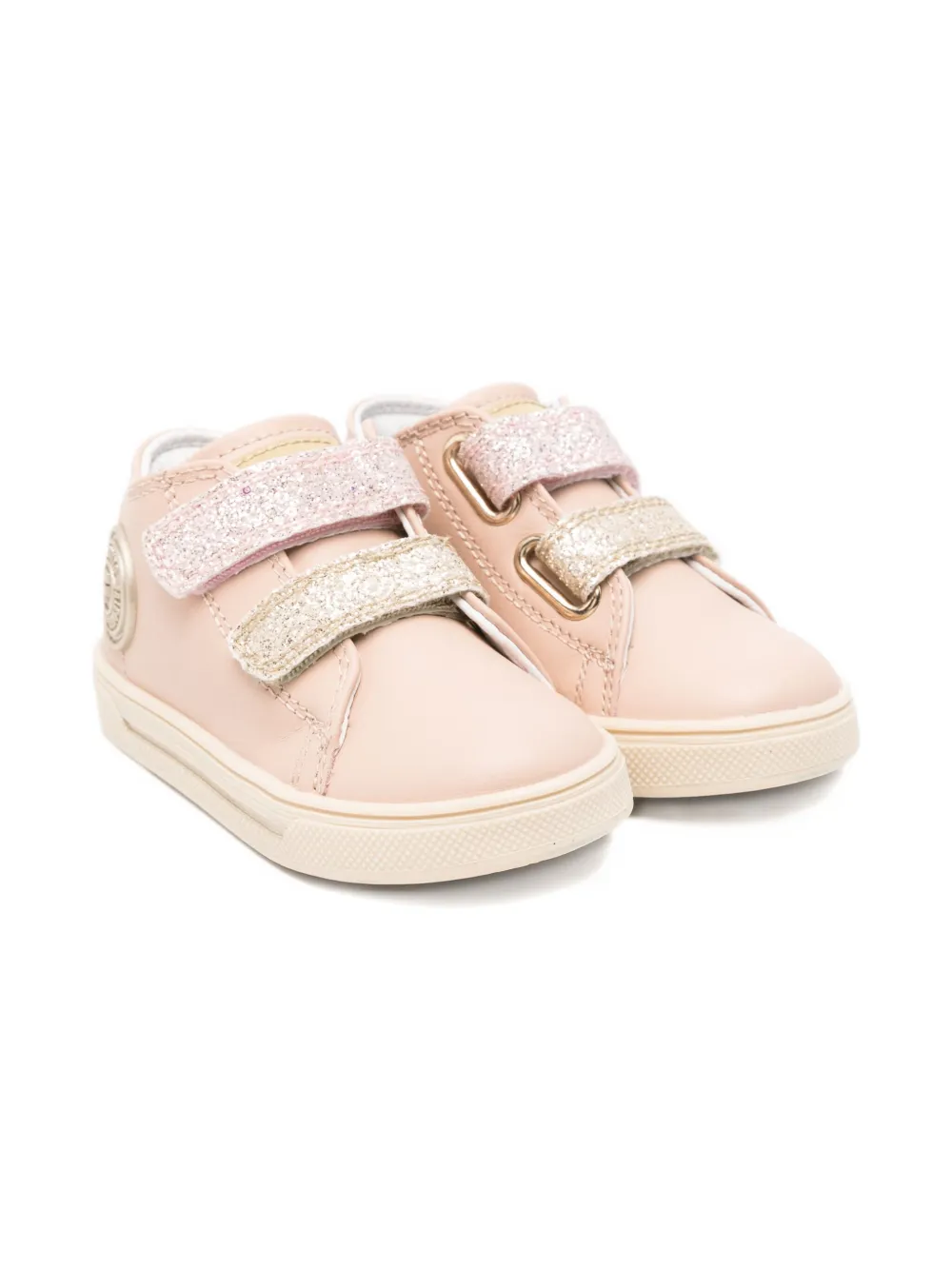 Falcotto Sneakers verfraaid met glitter Roze