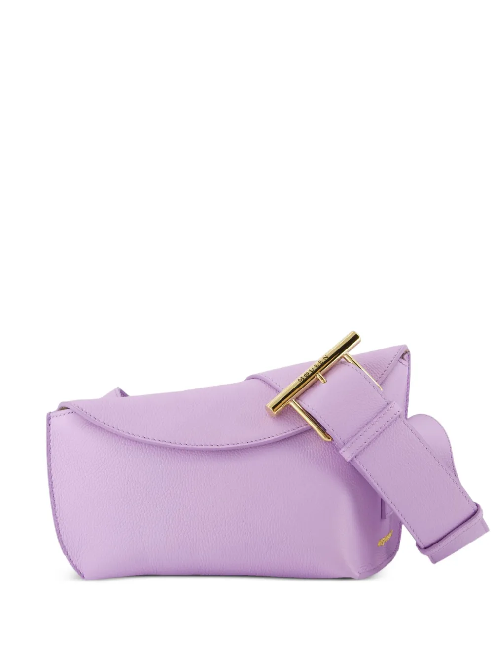 Alexander McQueen Borsa sling a tracolla T-Bar - Viola