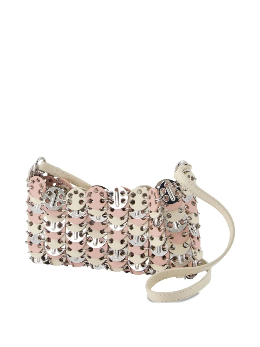 Rabanne Disc shoulder bag - Beige