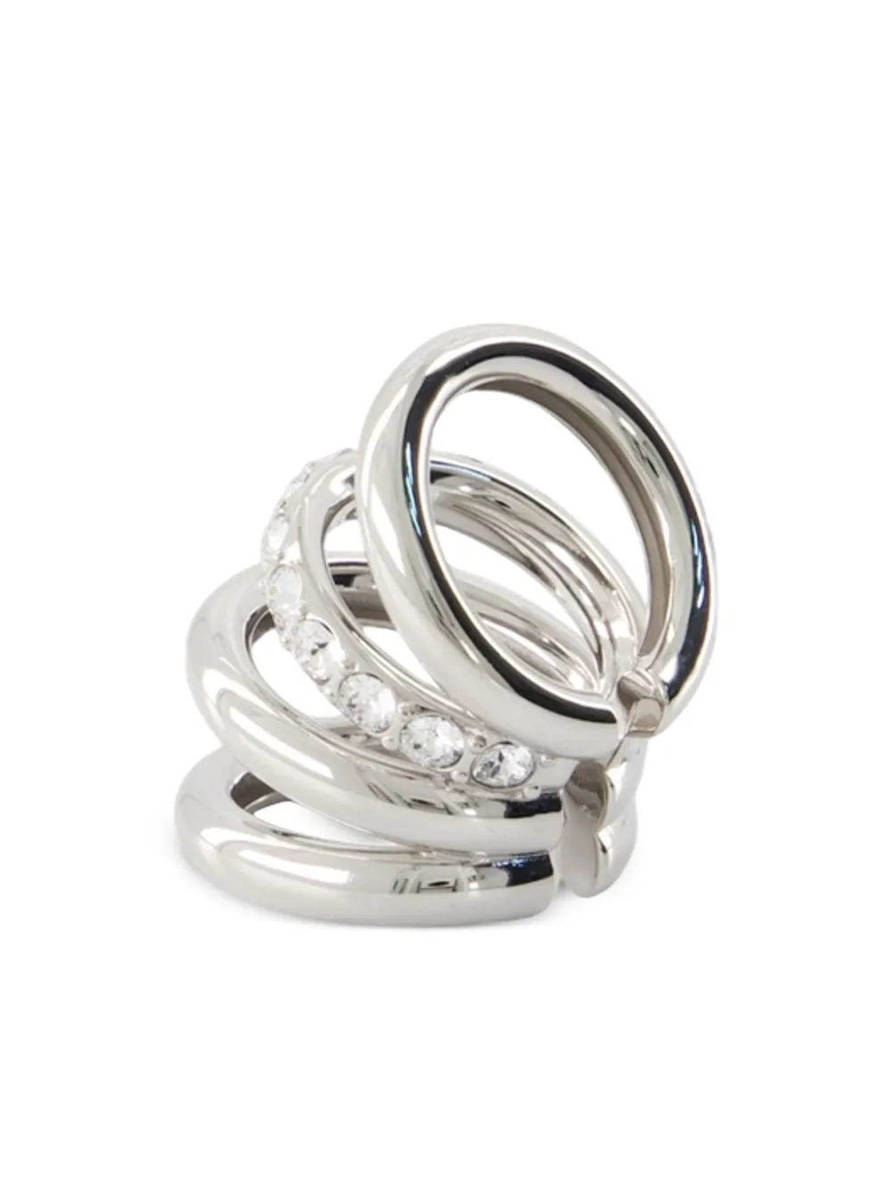 Rabanne Crystal-embellished Ear Cuff - Silver 
