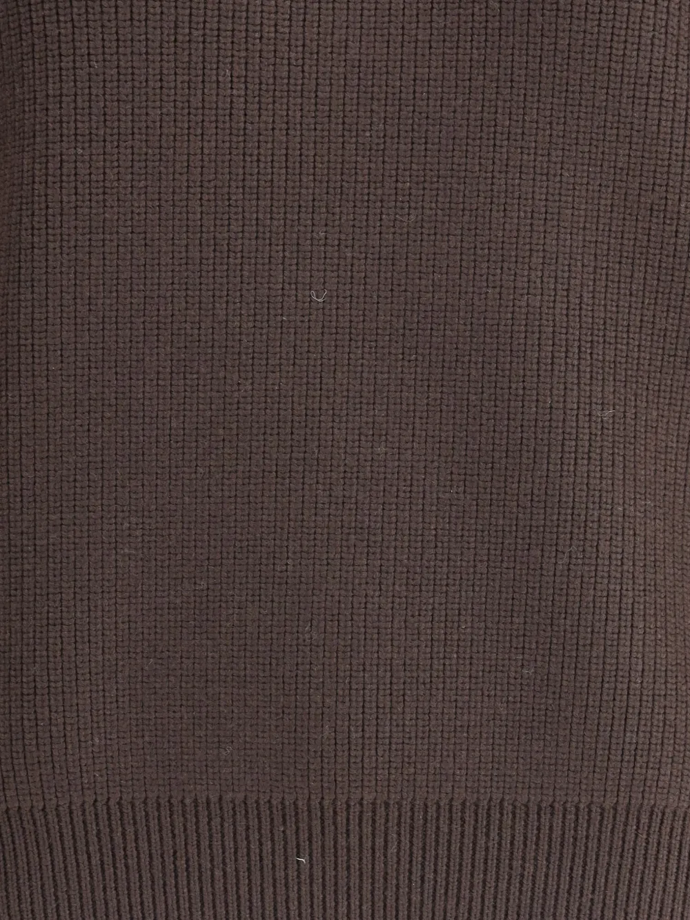 Saint Laurent Geribbelde coltrui Bruin