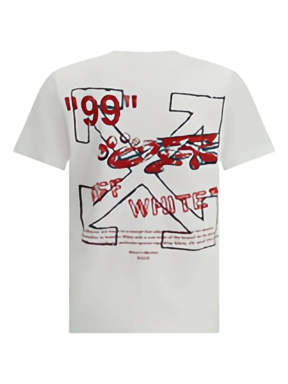 Off-White stamp arrow short-sleeve T-shirt - Wit