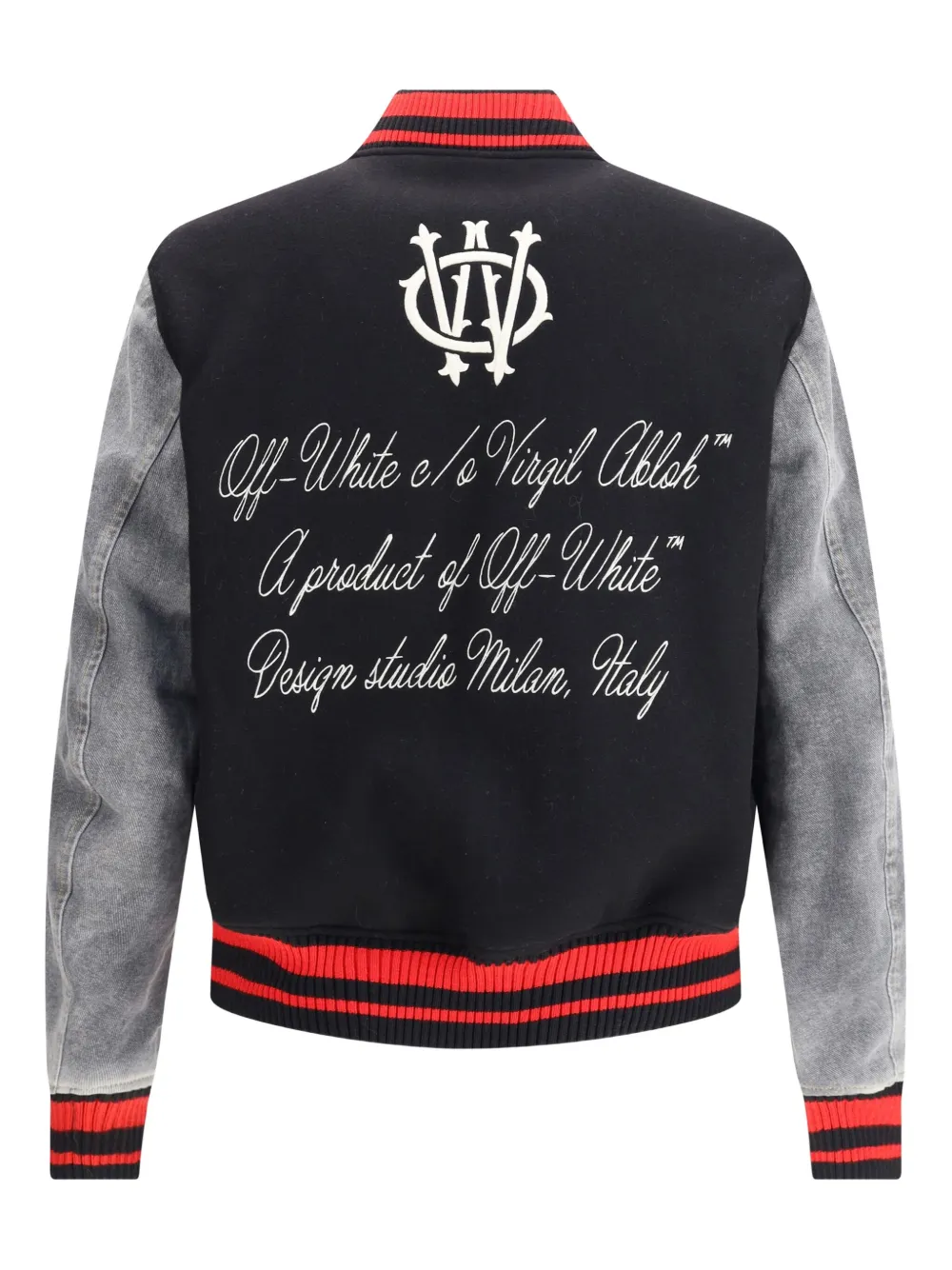 Off-White chamarra universitaria con botones | Chamarras bomber | Image 2