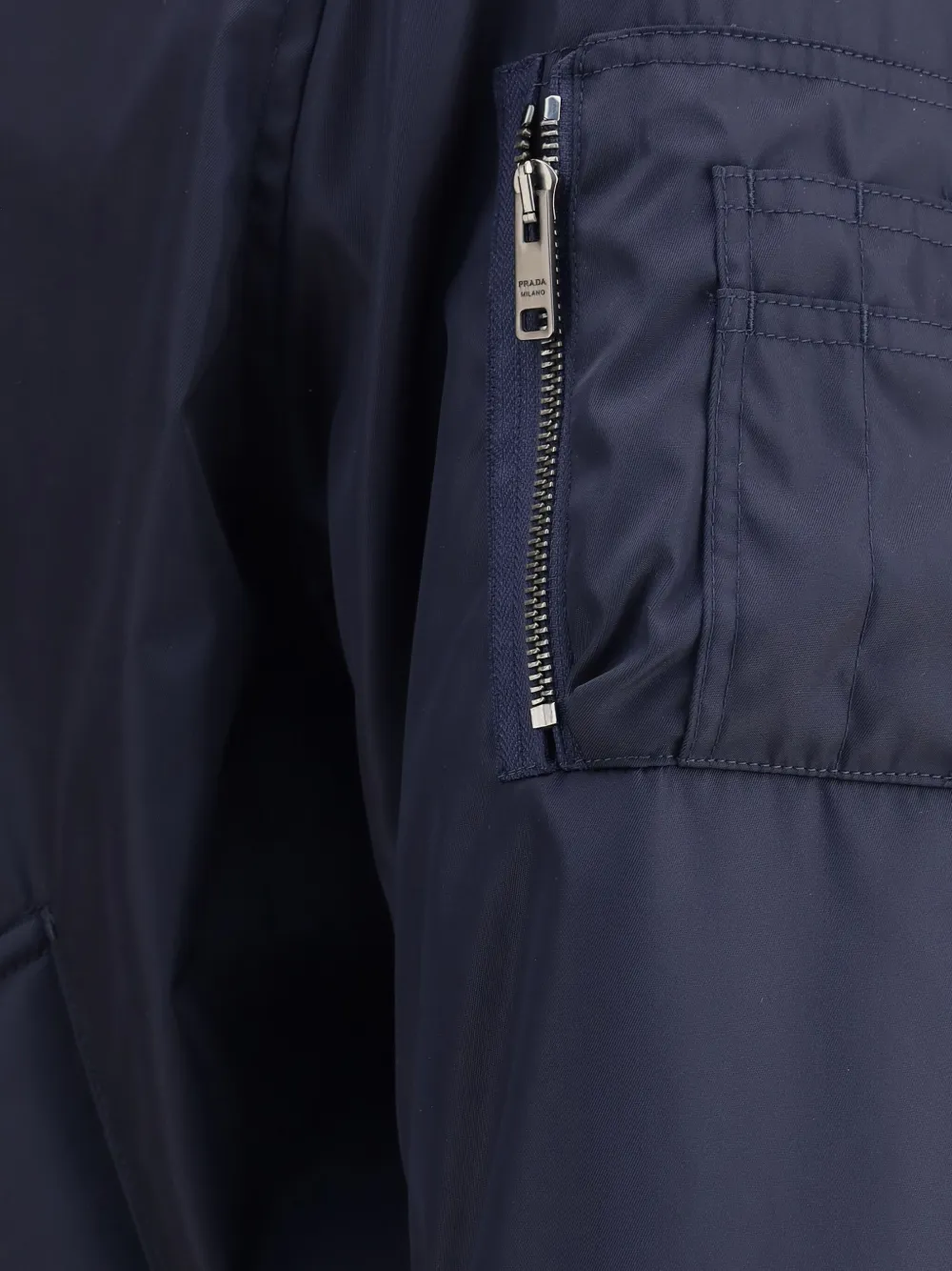 Prada Donsjack met ritszak Blauw