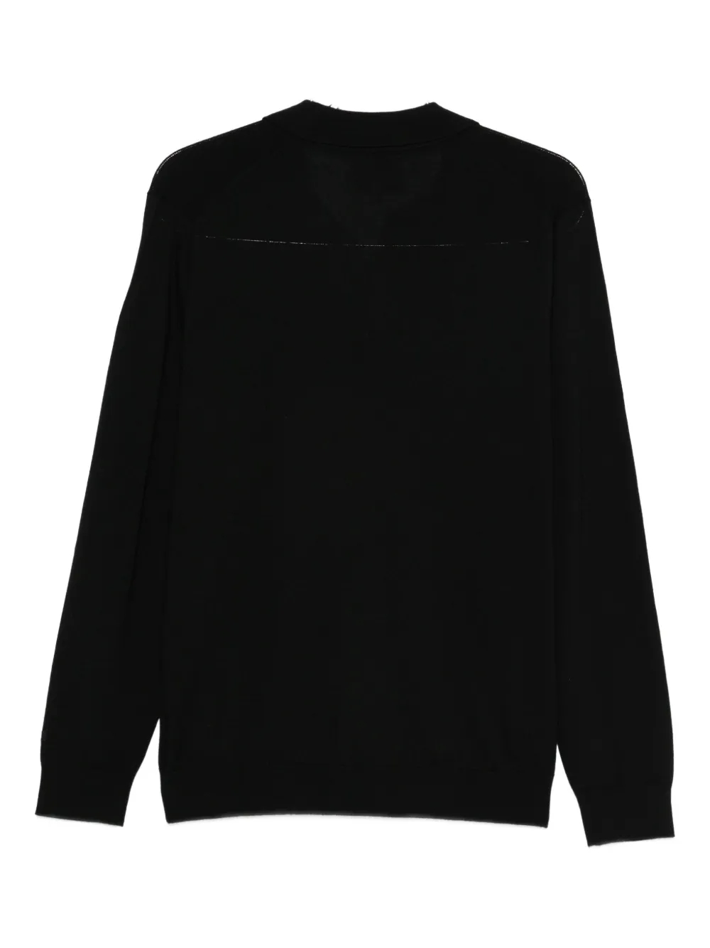 MC2 Saint Barth merino wool polo shirt - Zwart