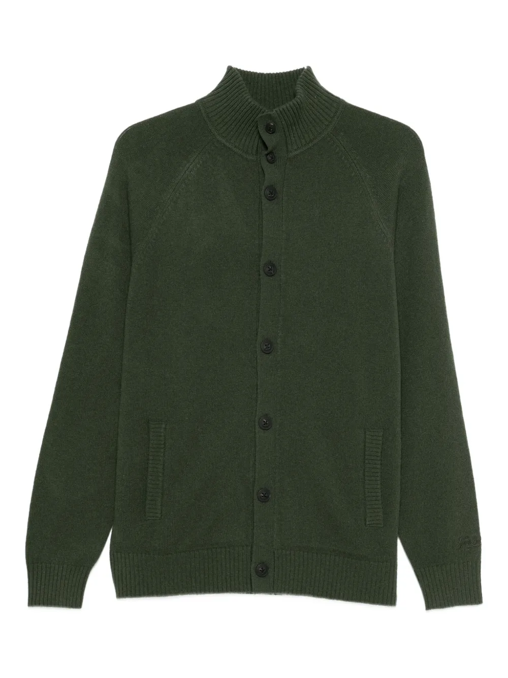Mc2 Saint Barth Galway Cardigan In Green