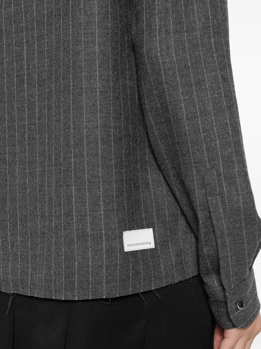 Nine In The Morning Striped-pattern Shirt In Green