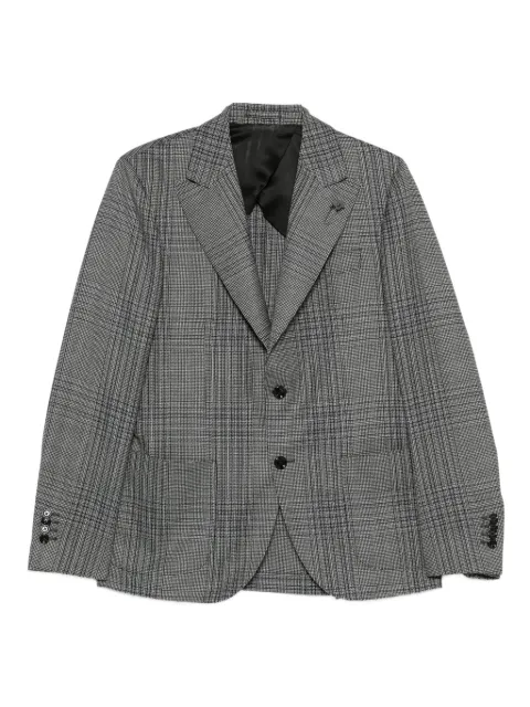 Lardini blazer con motivo de cuadros