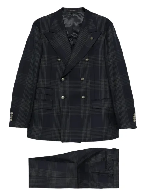 Gabriele Pasini checked double-breasted suit