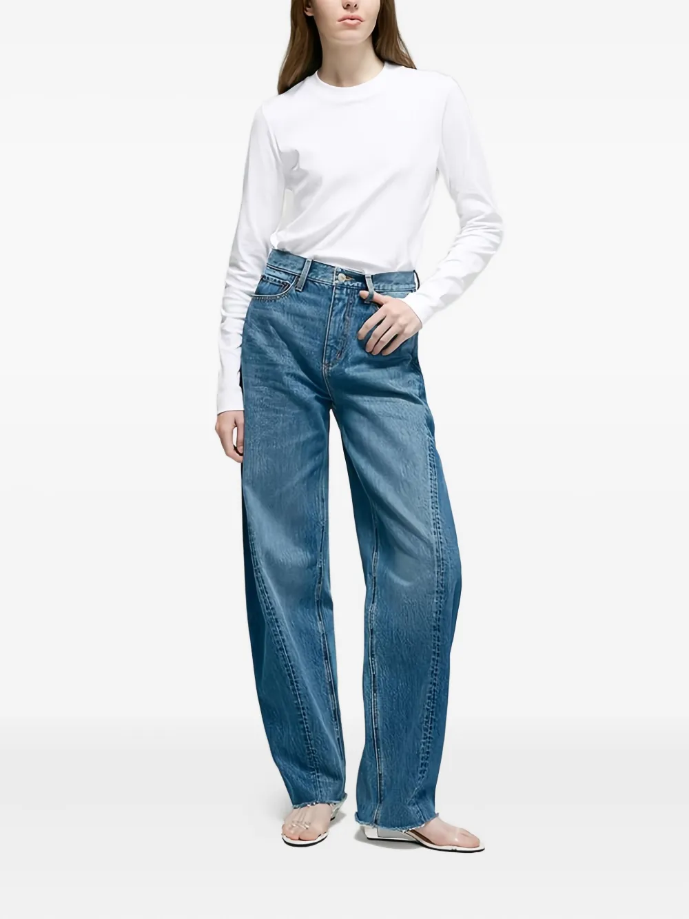 Hey Joanie Luna jeans met wijde pijpen - Blauw