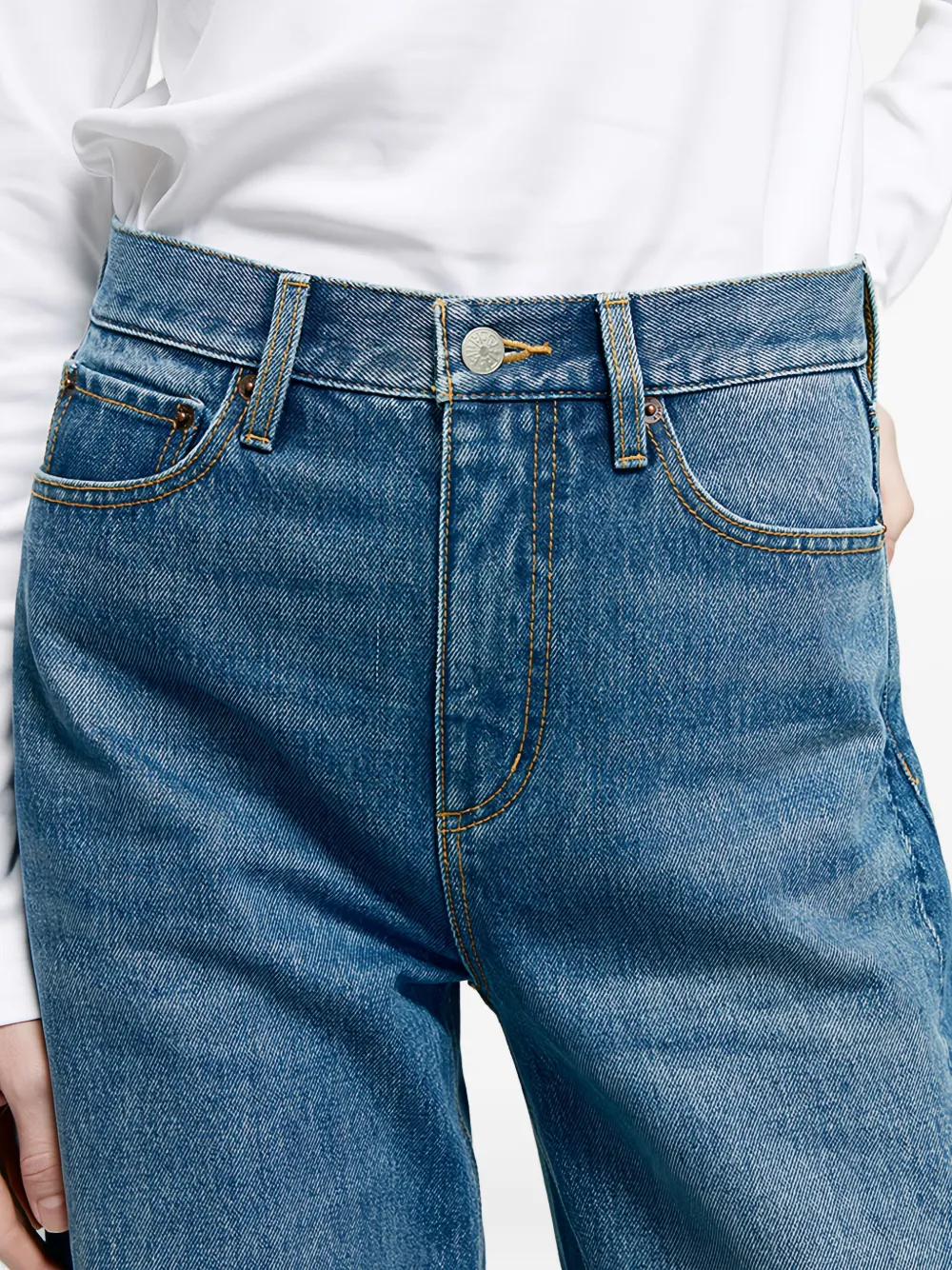 Hey Joanie Luna Wide-leg Jeans In Blue