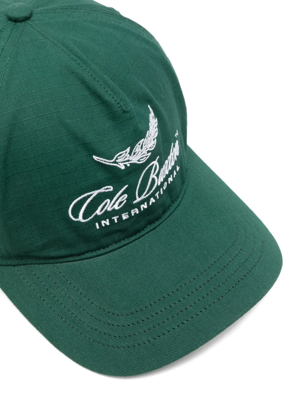 COLE BUXTON logo-embroidered cap - Groen