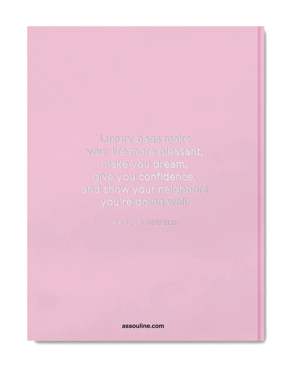 Assouline X Fashionphile Iconic Bags Hardcover Book In Pink
