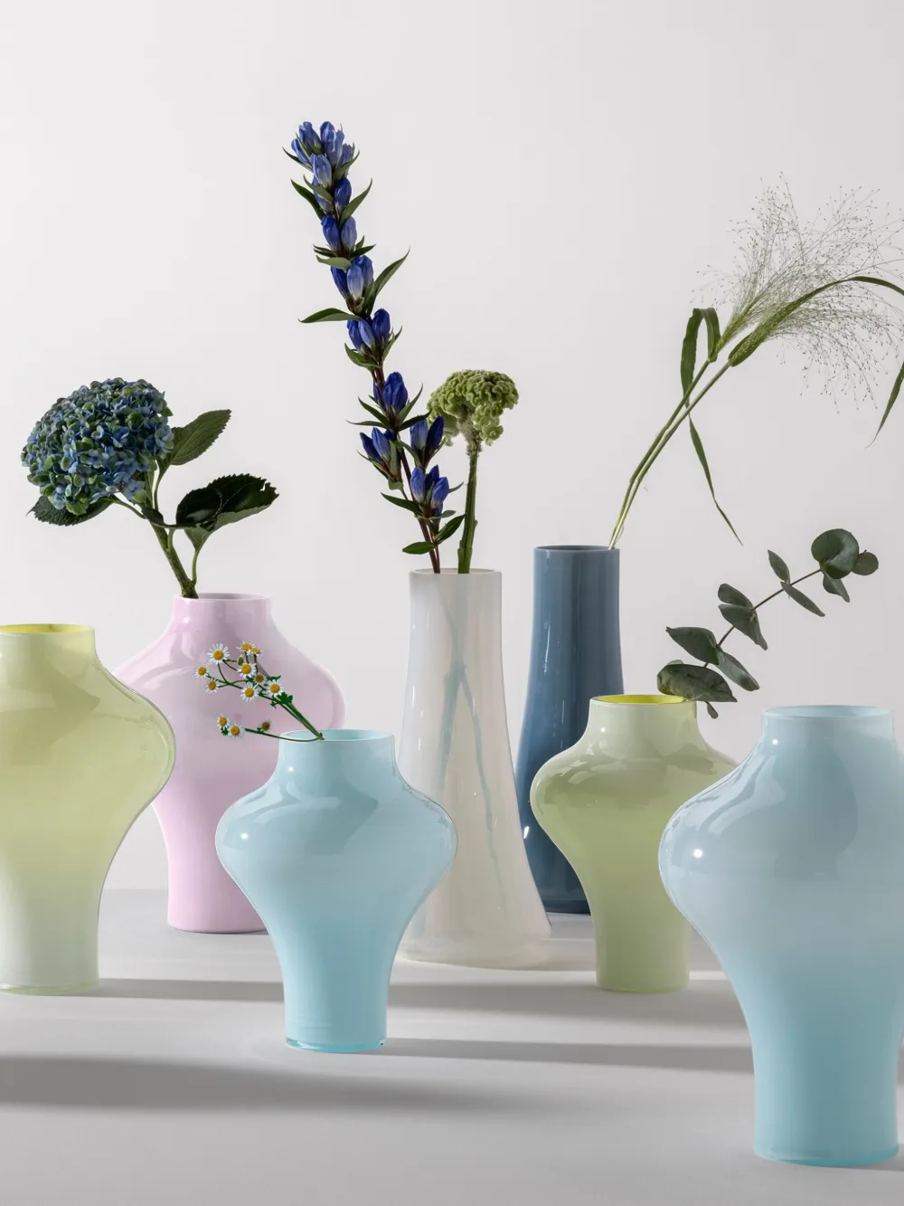  Nasonmoretti As17 Vase (24cm X 18.5cm) - Blue 