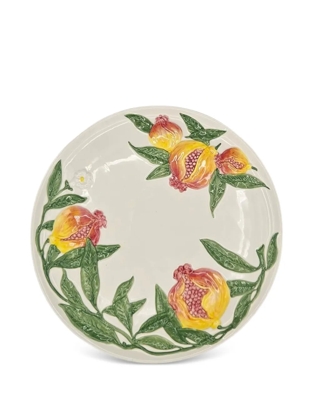 Les-Ottomans assiette Pomegranate embossée (33 cm) | tons neutres | Image 1