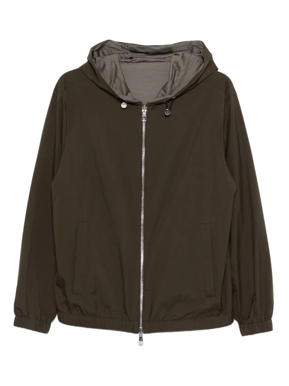 Montecore zip-up hooded jacket | Green | Image 1