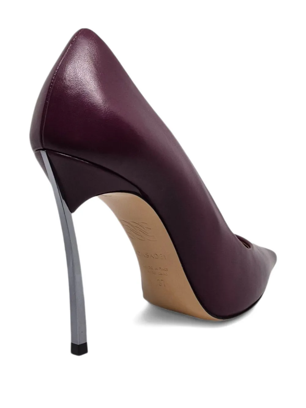 Casadei pointed stiletto pumps Paars