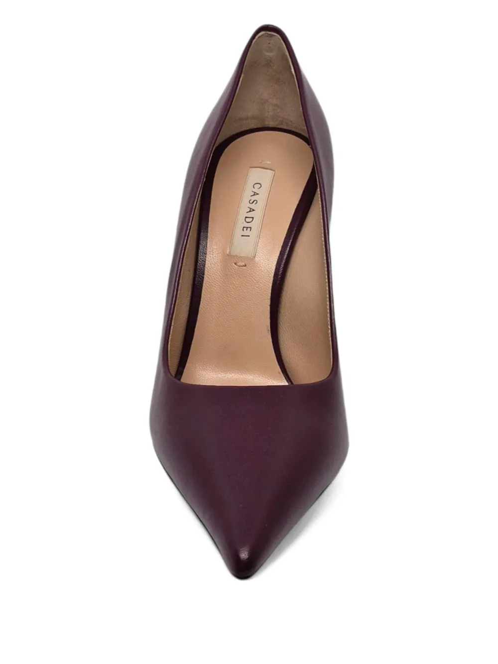 Casadei pointed stiletto pumps Paars