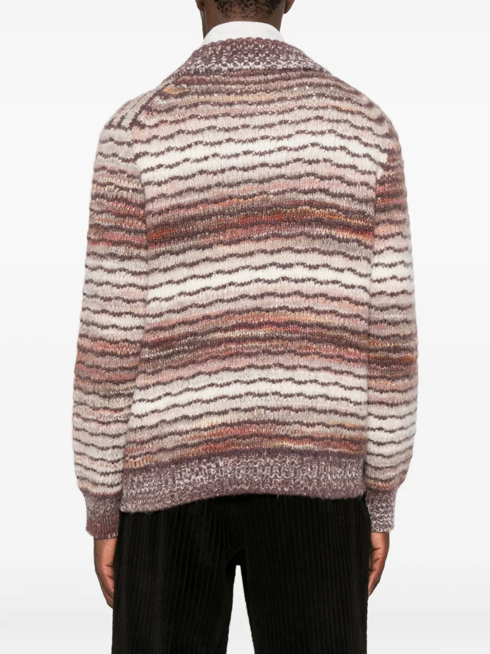 Roberto Collina ストライプ カーディガン | ブラウン | FARFETCH JP