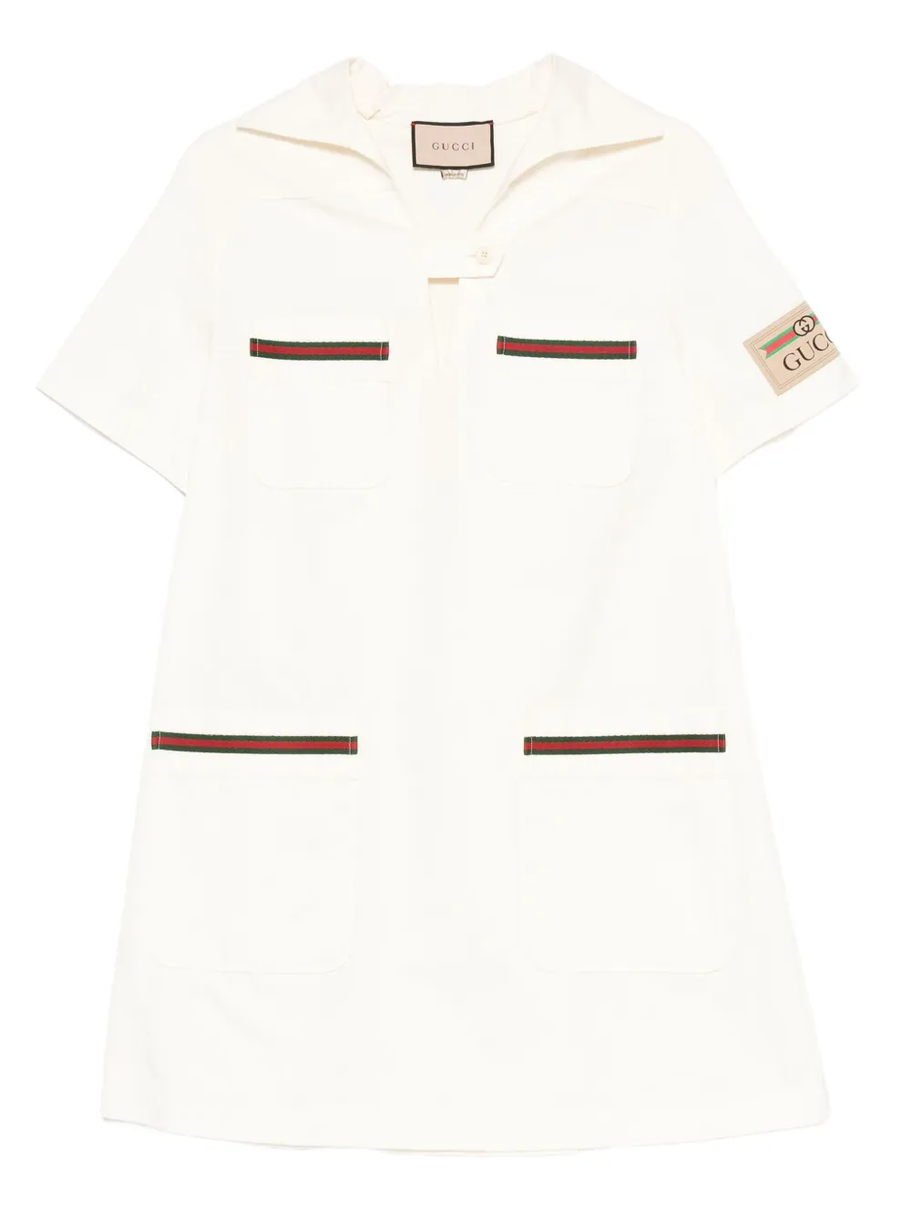 Gucci Pre-Owned Abito corto con applicazione anni 2020 - Toni neutri