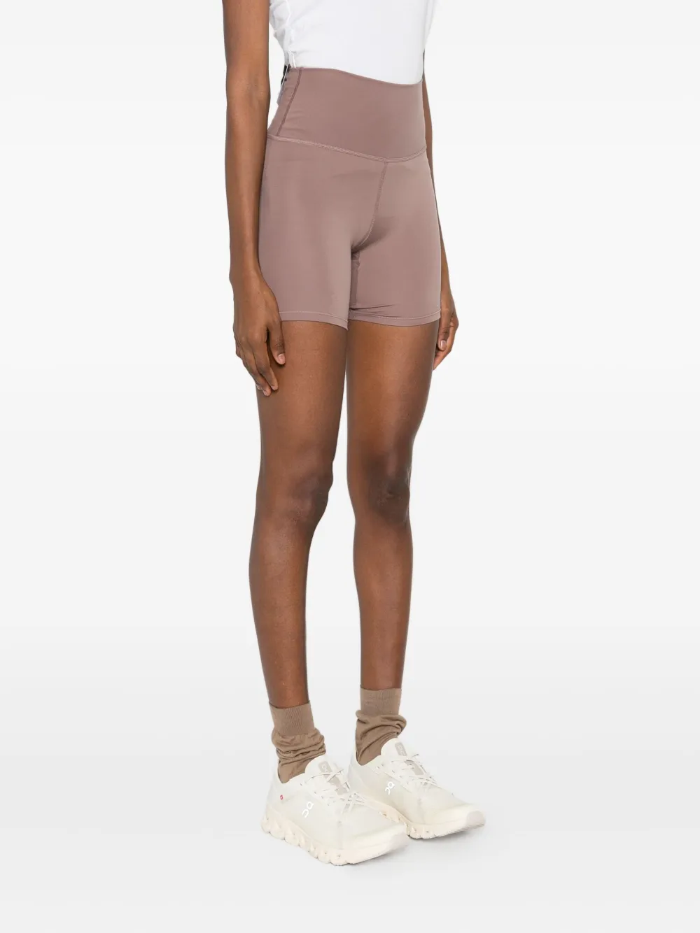 New Balance Harmony Logo-print Performance Shorts In Pink