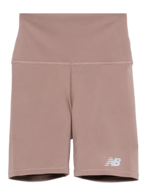 New Balance Harmony logo-print performance shorts