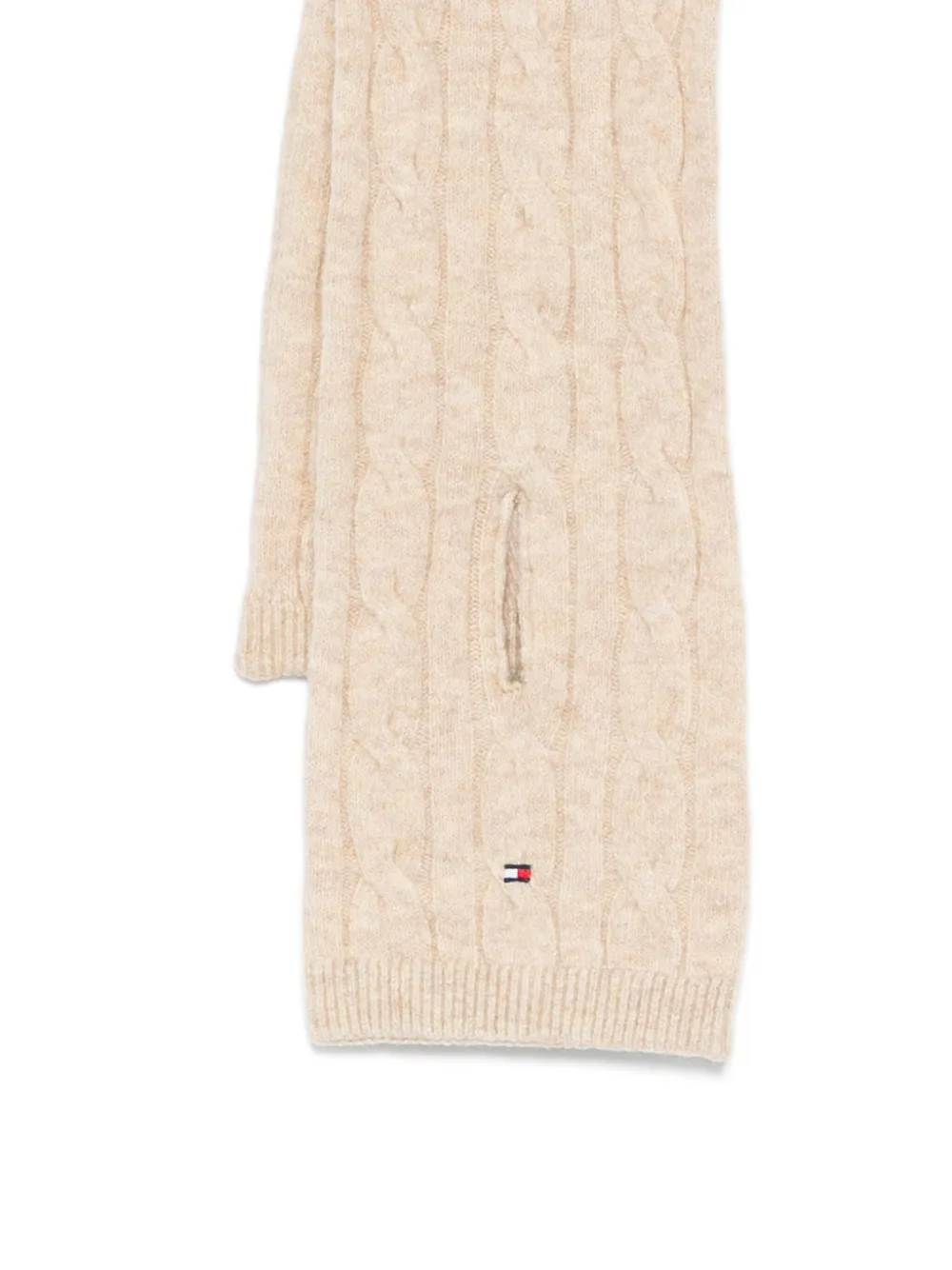 Tommy Hilfiger Junior Kabelgebreide muts - Beige