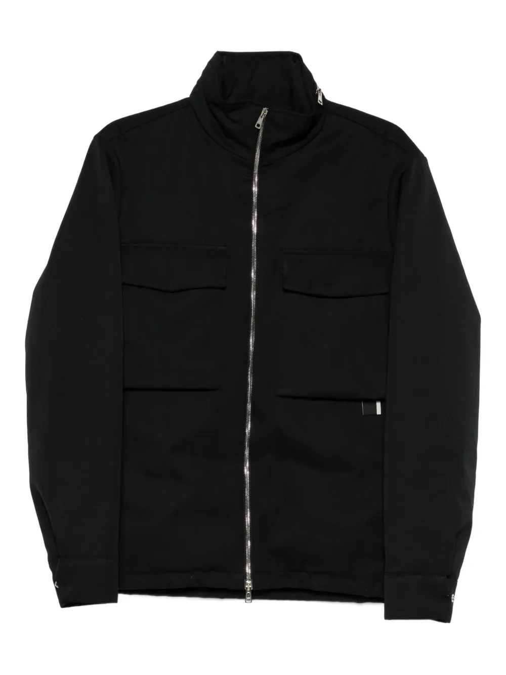 Low Brand veste zippée à col montant | noir | Image 1