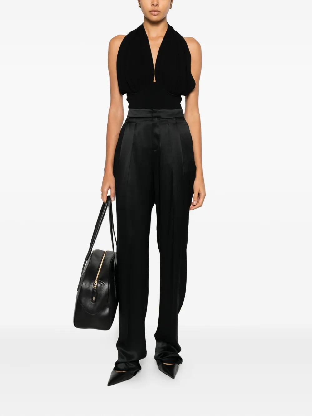 Gucci Pre-Owned 2010s zijden broek - Zwart