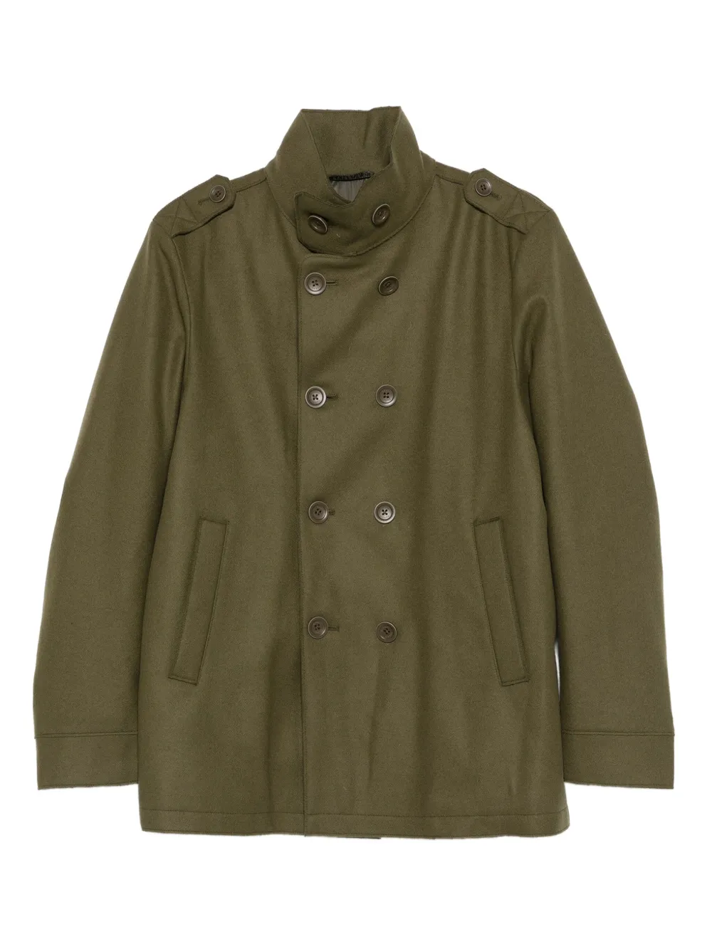 Herno button-down coat | Green | Image 1