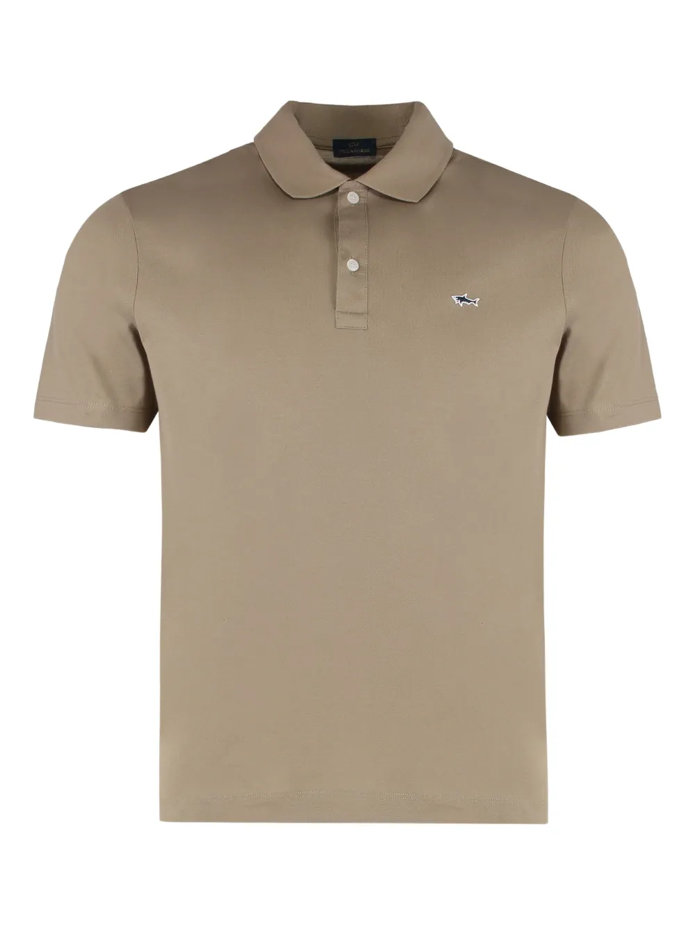 Paul & Shark logo-detail polo shirt | Neutrals | Image 1