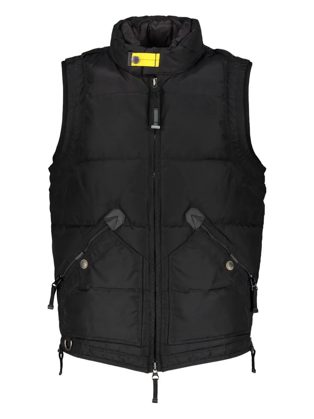 Parajumpers high-collar zip vest | Black | Image 1