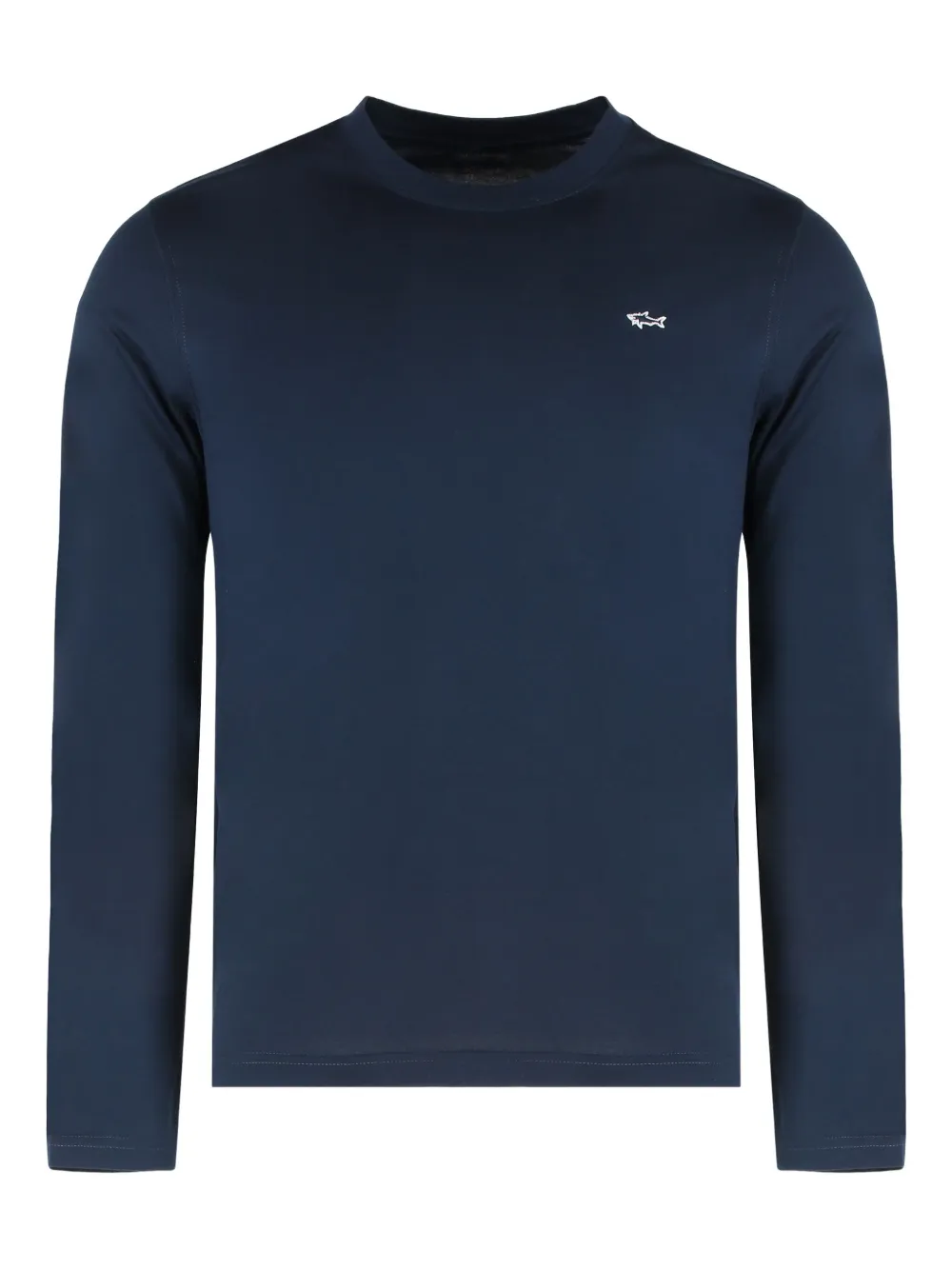 Paul & Shark Langarmshirt mit Stickerei | Blau | Image 1